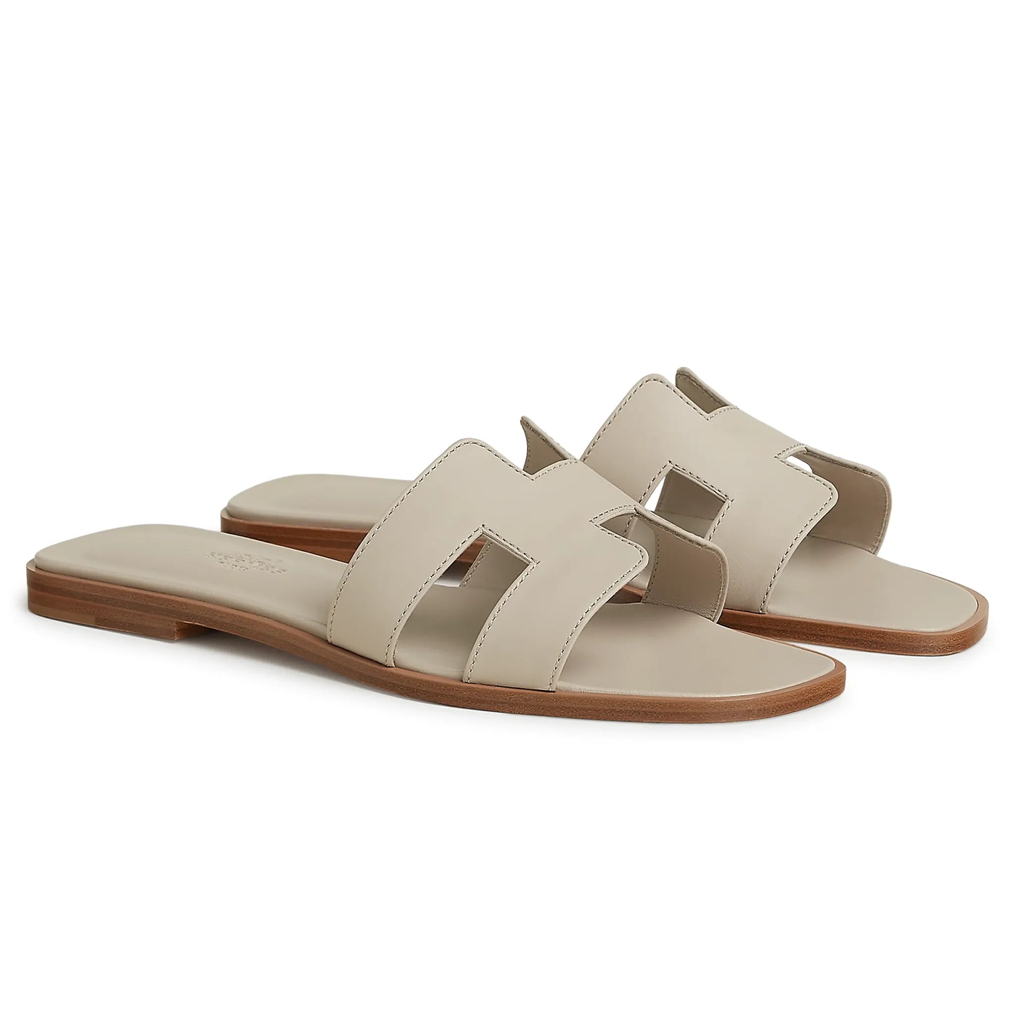 Hermès Paris Hermes Paris Oran Beige Nomade Sandal - view 2