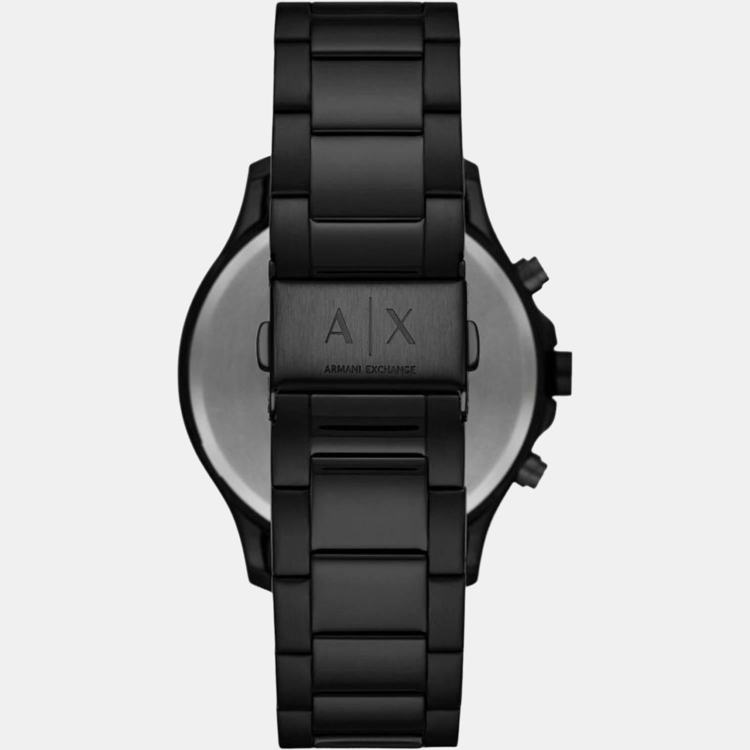 Armani Exchange Hampton Men Quartz Black Dial Chronograph Stainless Steel Watch AX2429 - view 2