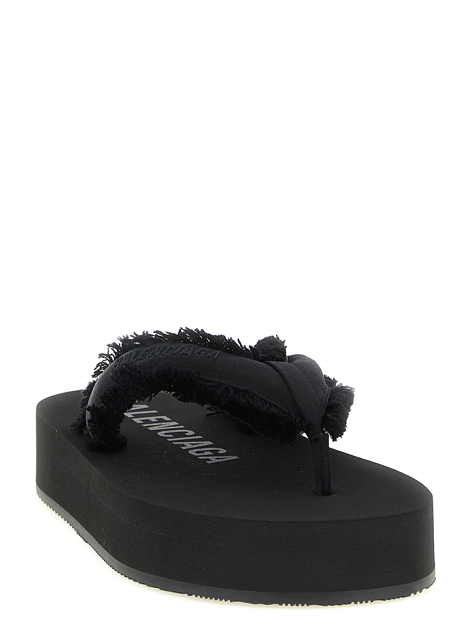 Balenciaga Jet Lag Sandals – 72% viscose, 28% silk - view 3