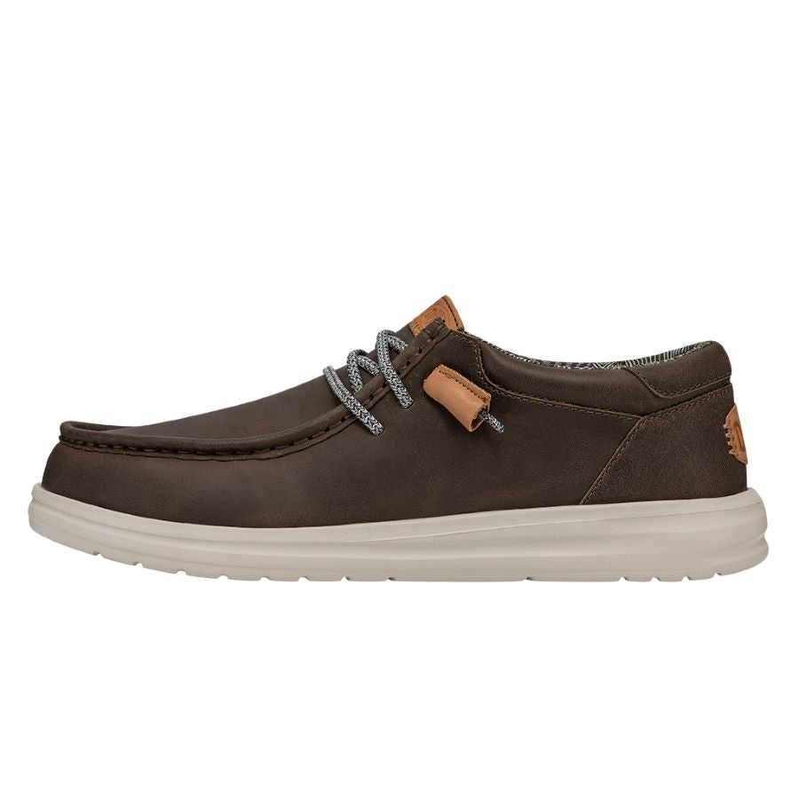 HEYDUDE shoes Paul Craft Leather - Grey – Men's