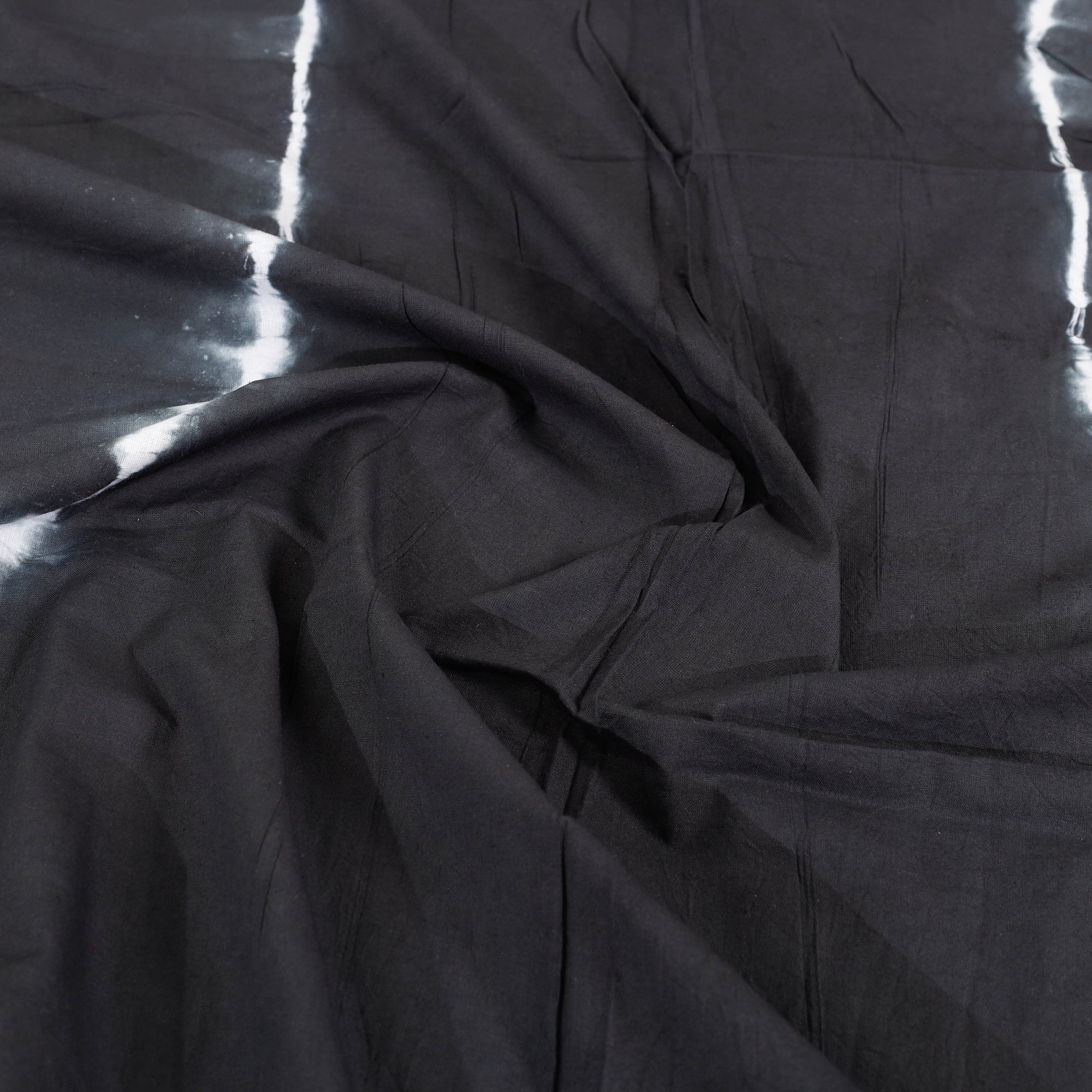 HAVELI CHRONICLES Black - Tie & Dye Cotton Double Shibori Bed Sheet Set - view 6