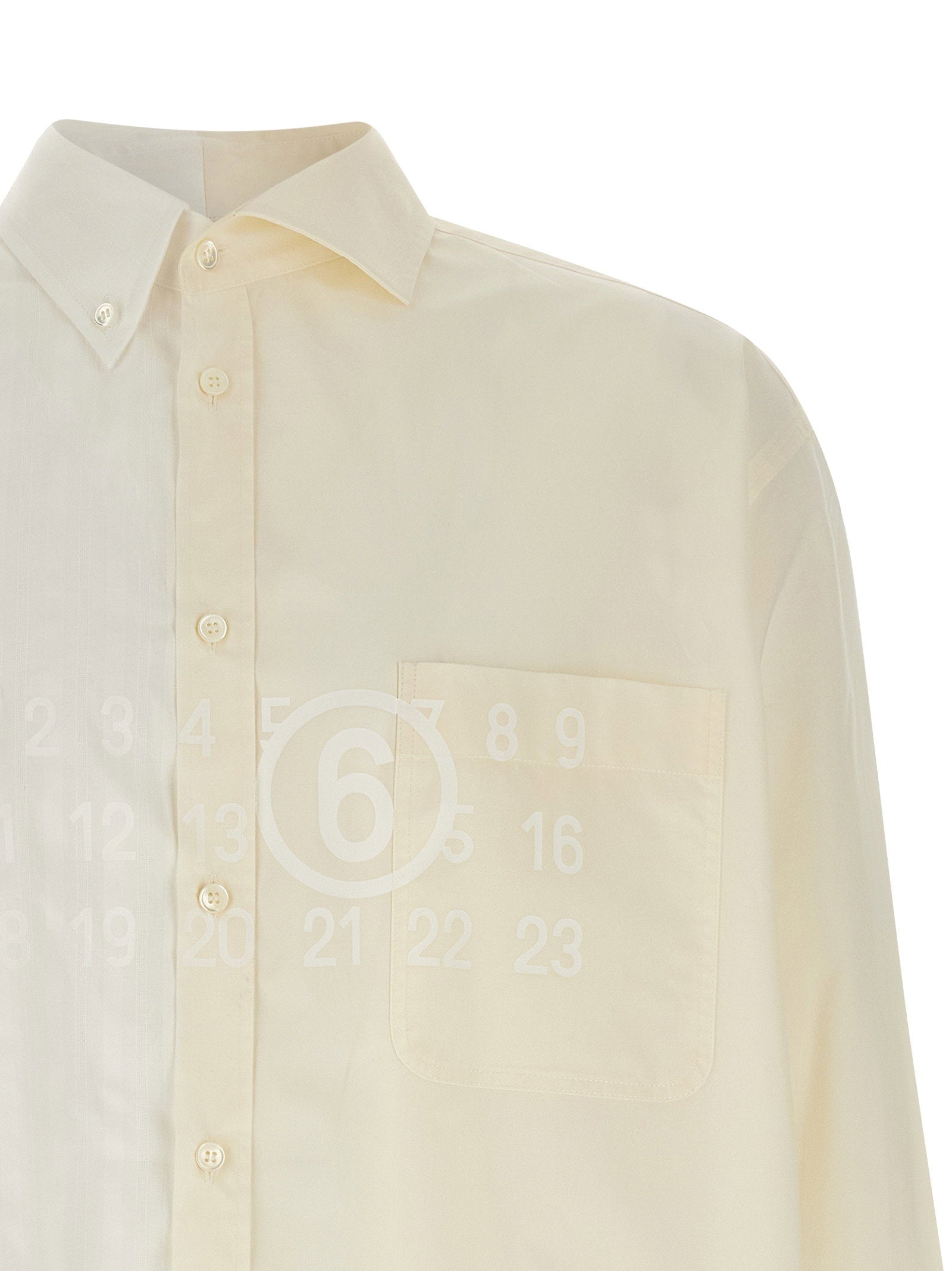 Mm6 Maison Margiela Numeric Signature Mm6 Shirt - view 3
