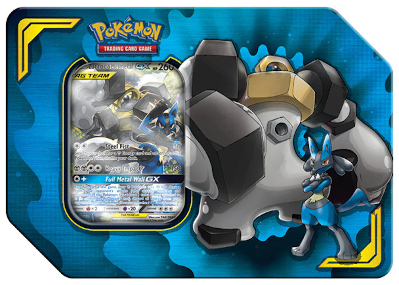 Pokémon 2019 Pokemon TCG Power Partnership Tin Lucario & Melmetal GX - view 2