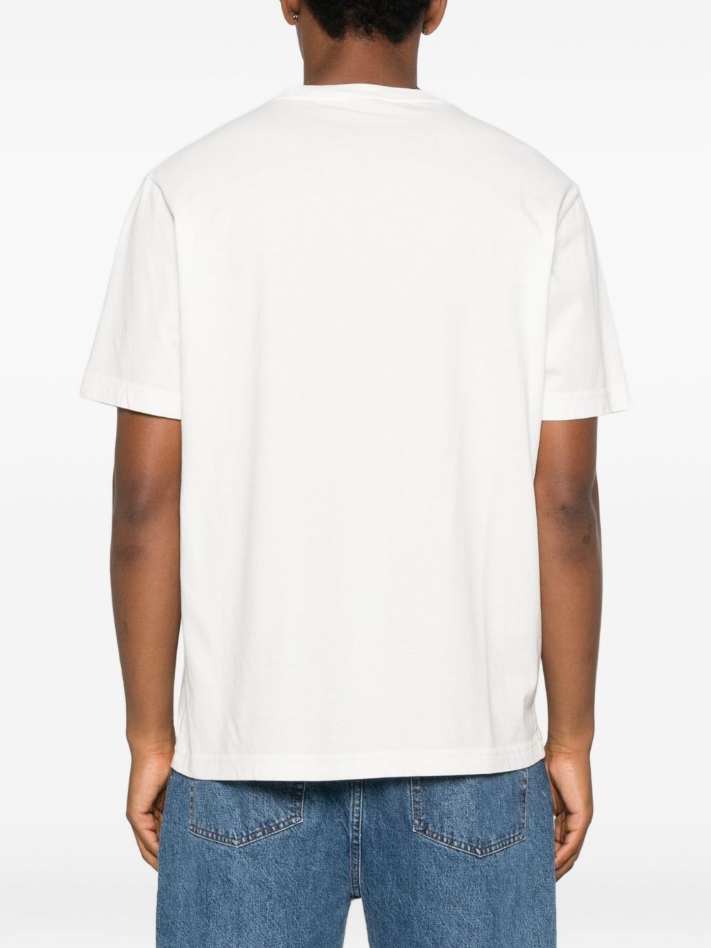 Autry X Maison Kitsune Logo cotton t-shirt – 100% COTTON - view 2