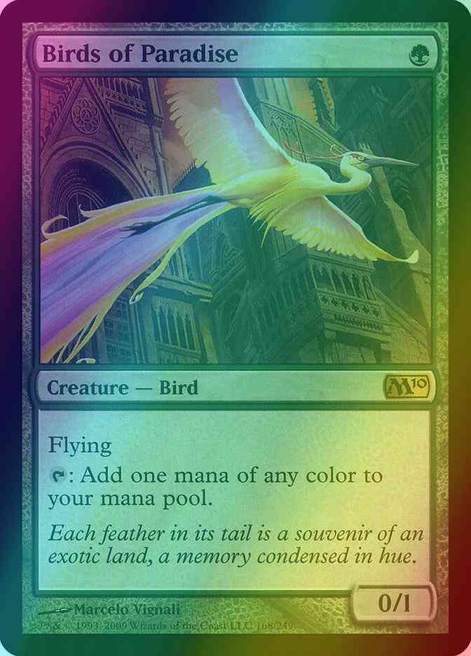 Paradise 168 magic – Birds of Paradise [168] [Magic 2010] [Foil]