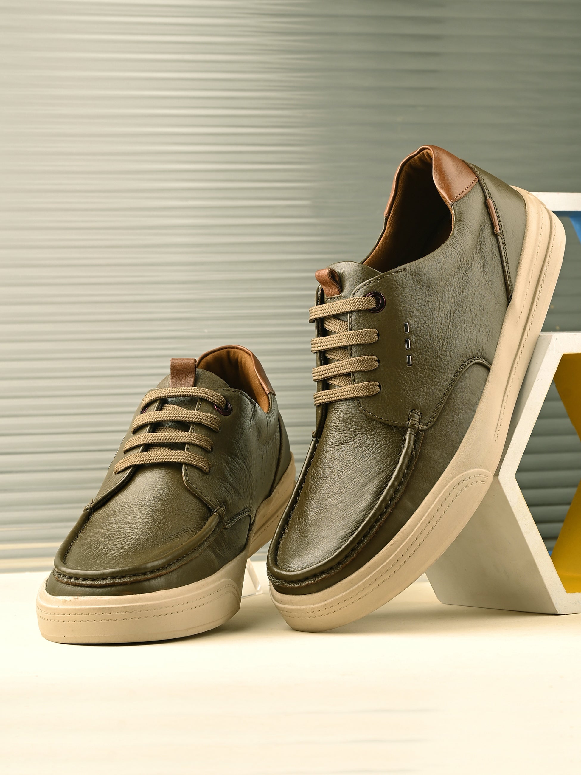 Moonwalk Lace-Up Sneakers by Aspeerio - view 29