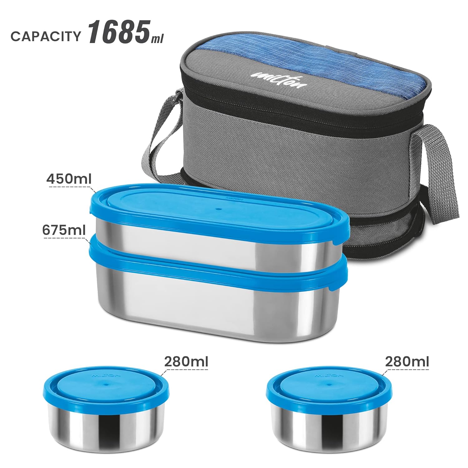 Triple Decker Lunch Box (Milton) - view 4