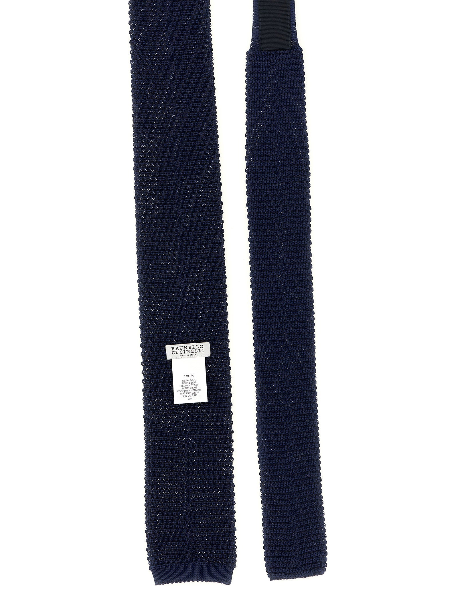 Brunello Cucinelli Silk Knit Tie – 100% silk - view 2