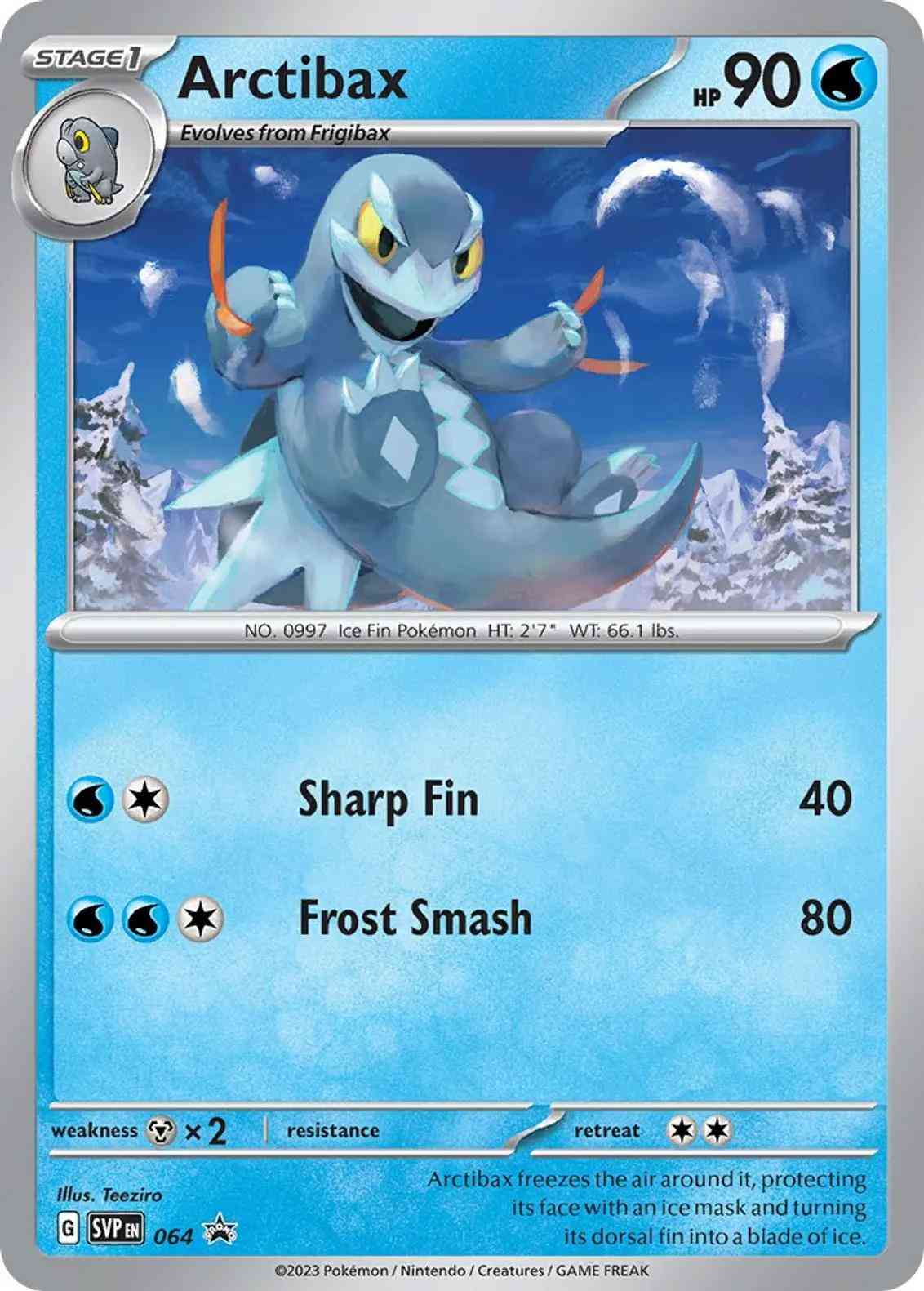 Promo svp-064 cosmos – Pokémon Arctibax - 064 - Promo [svp-064] [Cosmos Holo]