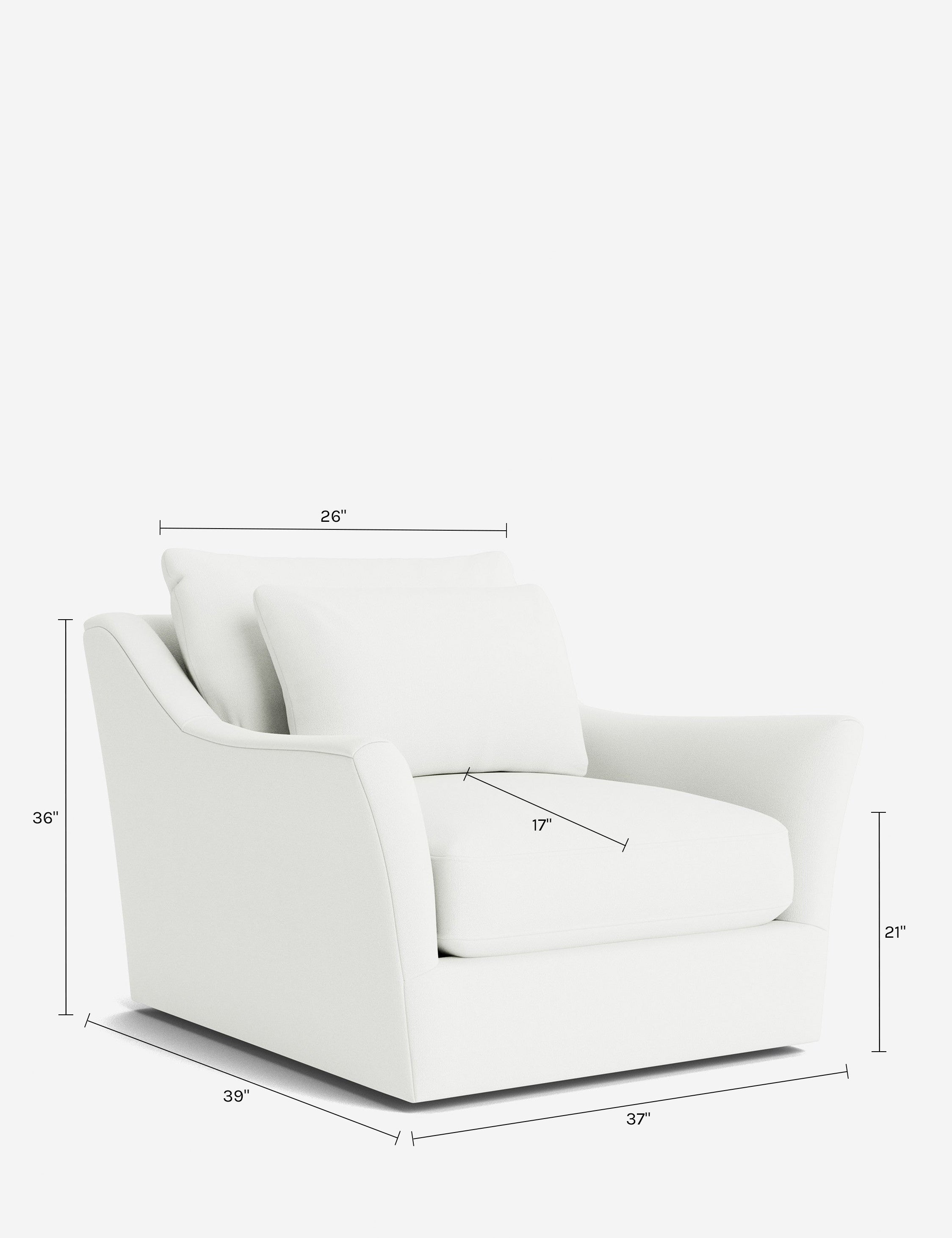 Lulu and Georgia Niven Swivel Chair - view 233
