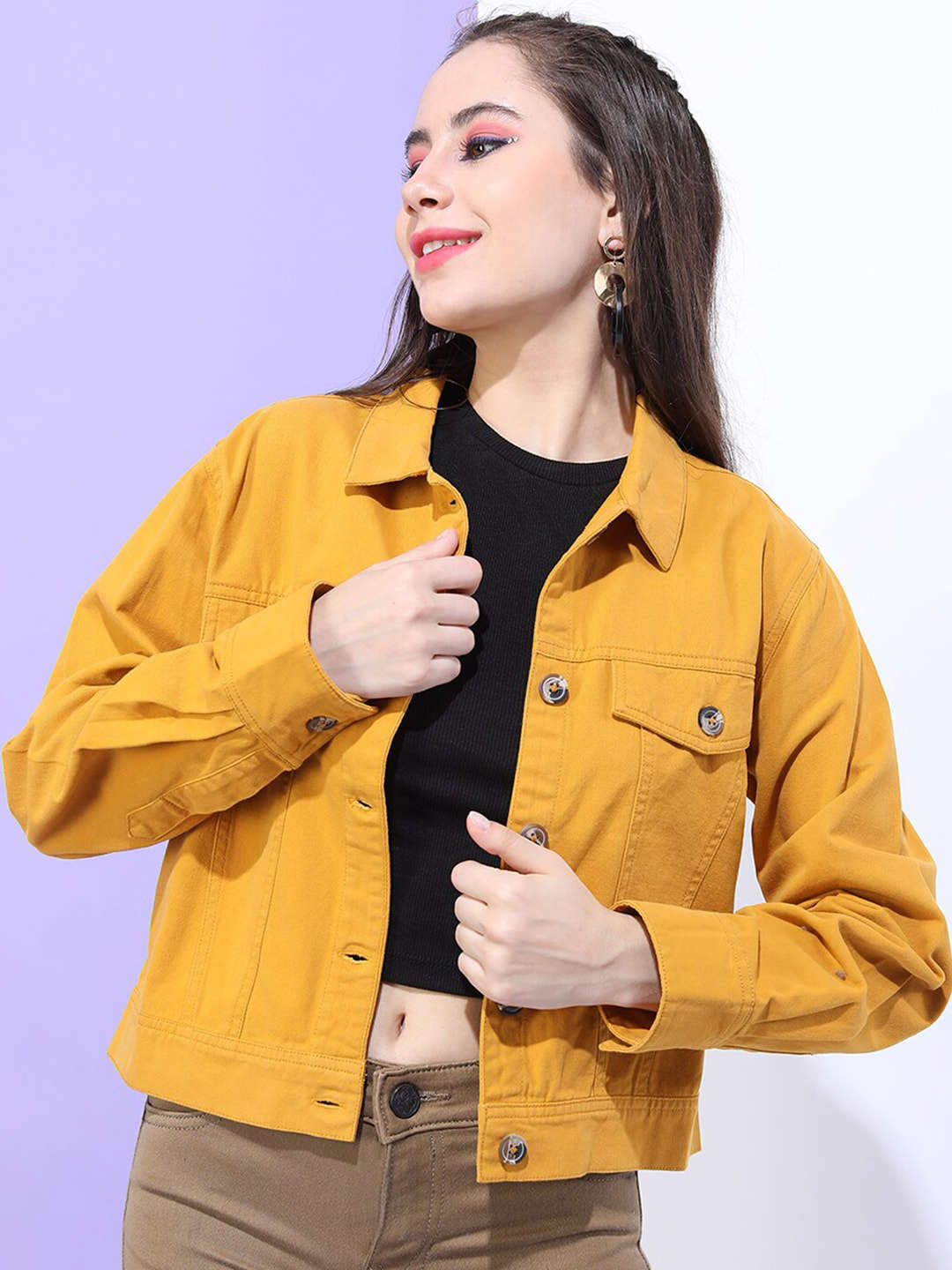 Freehand By The Indian Garage Co Women Trucker Jacket
