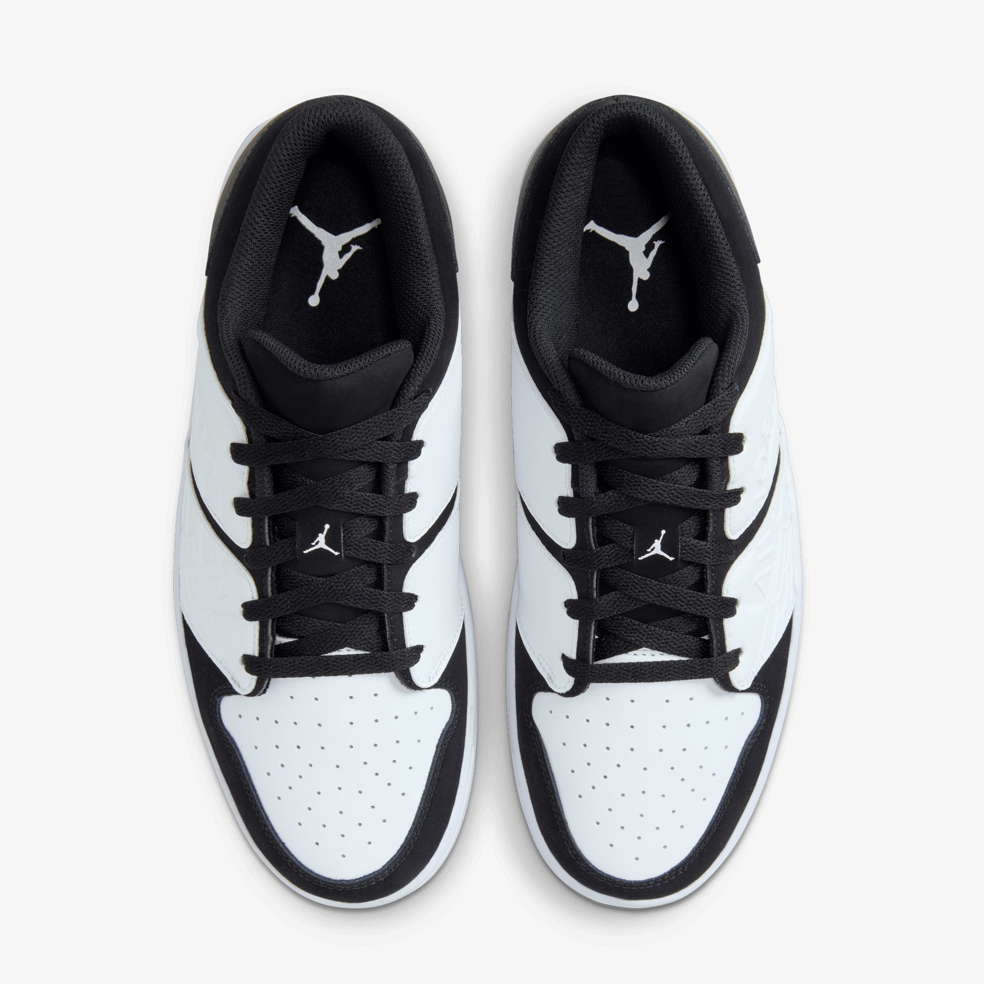 Jordan | NU RETRO 1 LOW { WHITE/BLACK-WHITE - view 2