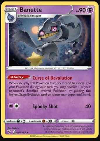 Rare swsh4-068 non-holo – Pokémon Banette - 068/185 - Rare [swsh4-068] [Non-Holo]