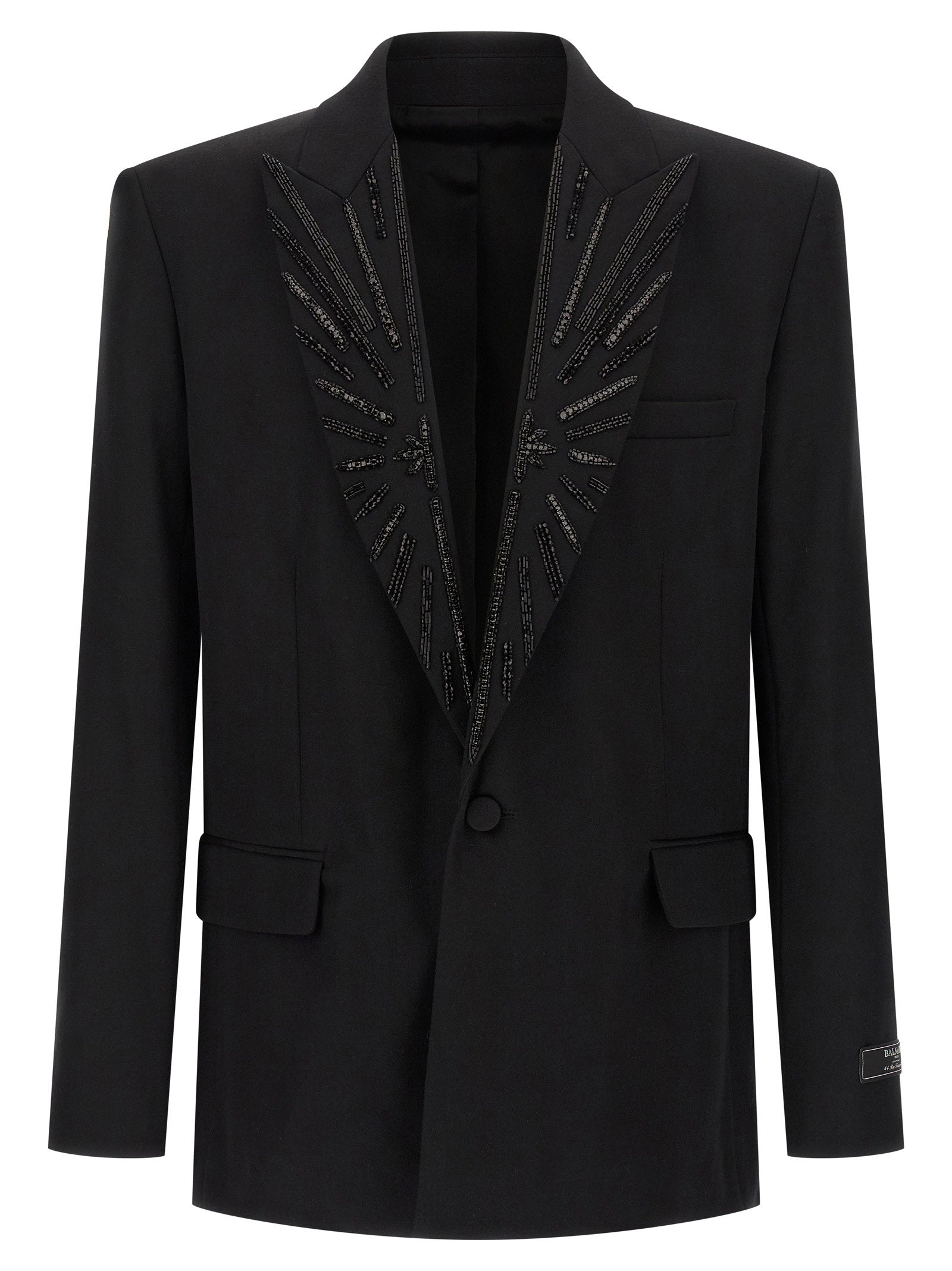 Balmain Crystal Blazer – 100% virgin wool