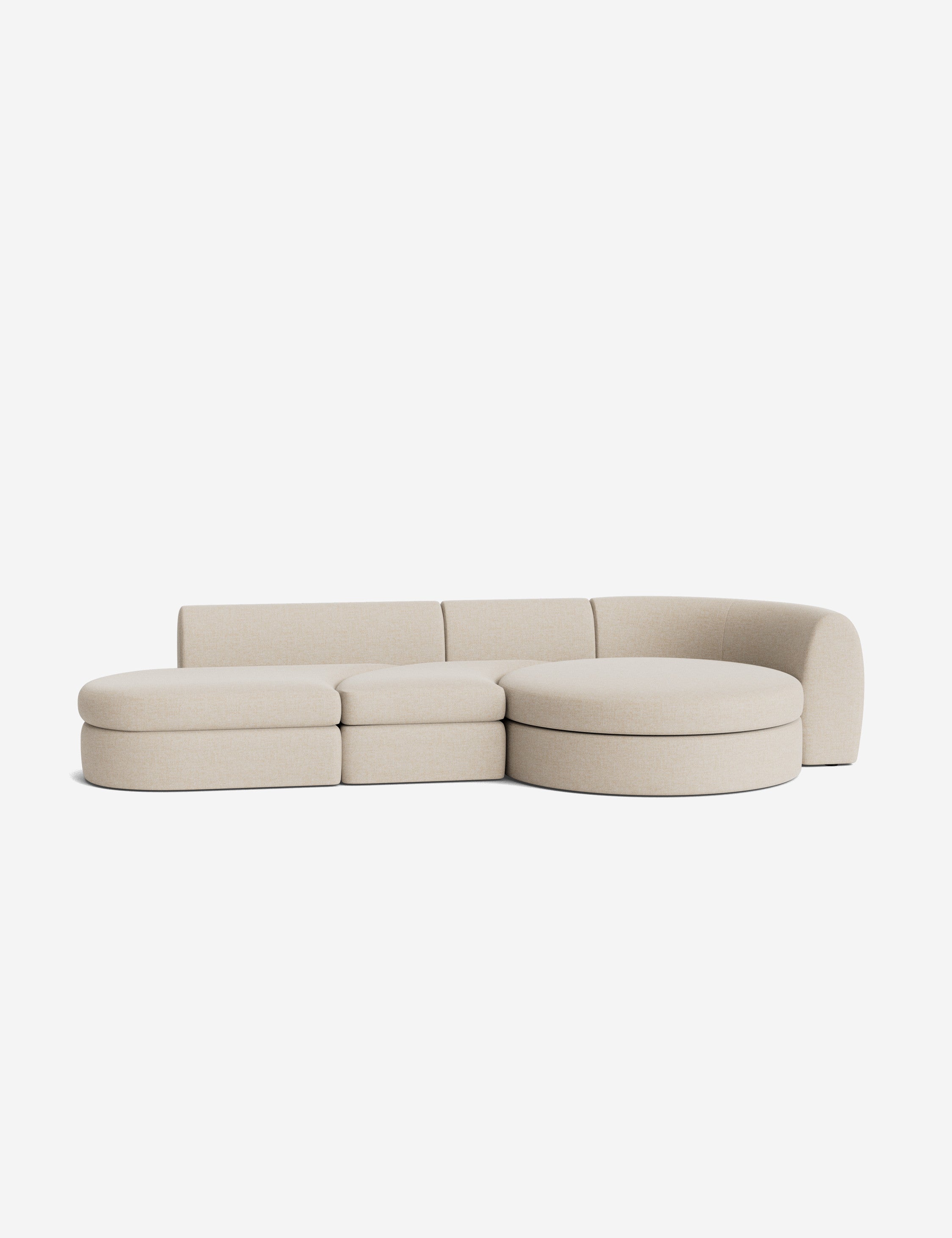 Lulu and Georgia Buckley Modular Chaise Sectional Sofa - view 158