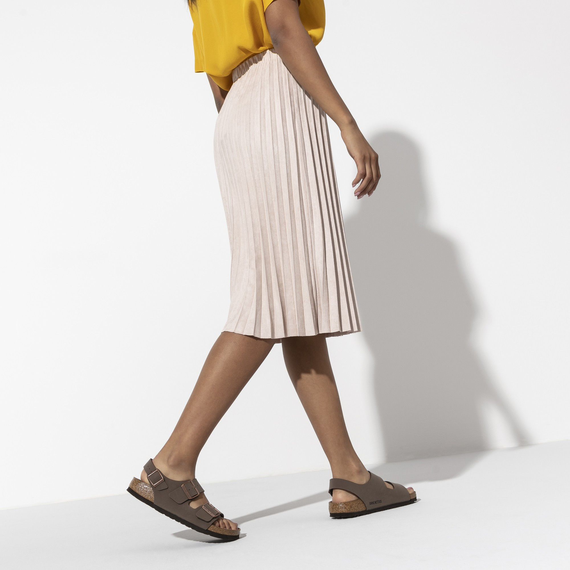 Birkenstock Milano Birko-Flor Birkibuc – Brown - view 7