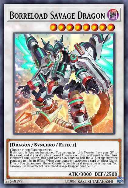 Yu-Gi-Oh! Borreload Savage Dragon - MP20-EN017 - Prismatic Secret Rare - 1st Edition