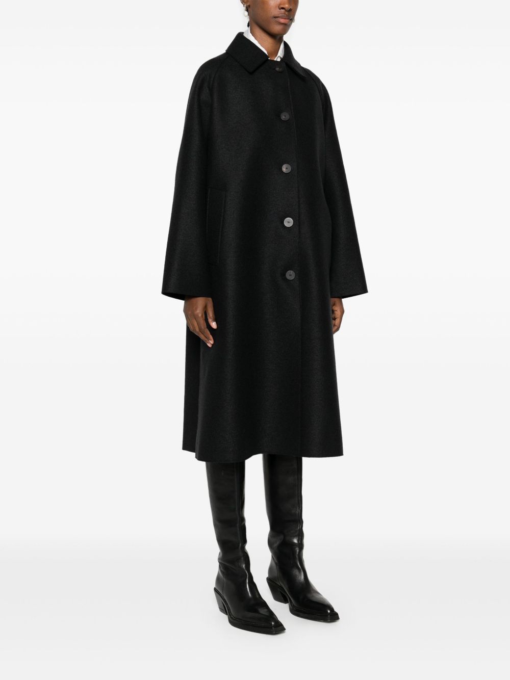 Harris Wharf London Coat – VIRGIN WOOL 100% - view 4