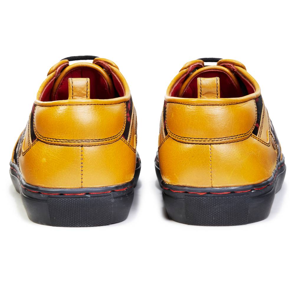 Banjaaran India Bandhni Sneakes for Men – Mustard (discontinued) - view 4