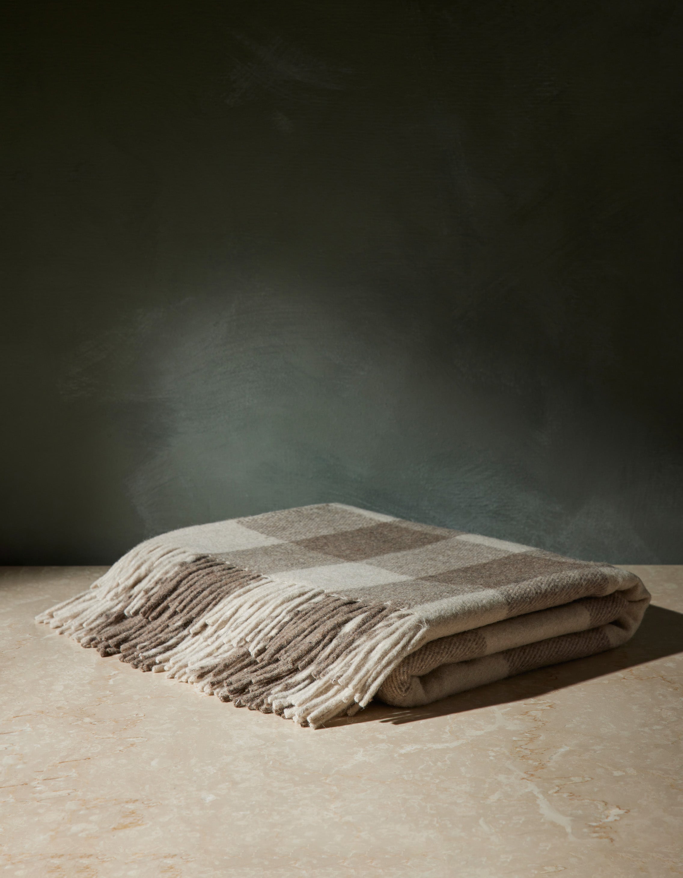 Lulu and Georgia Recycled Wool Throw by TBCo