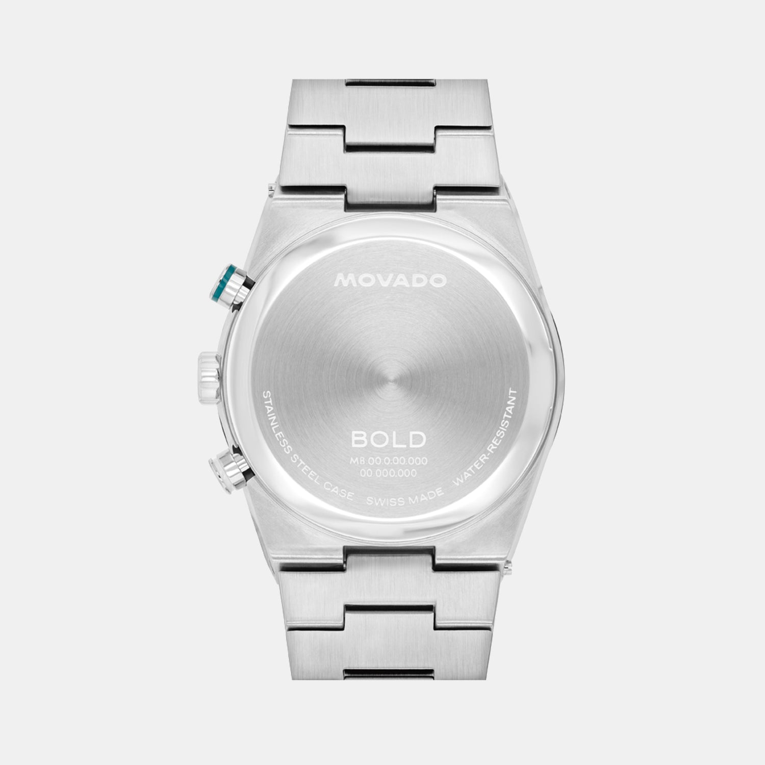 Movado Bold Quest Men Quartz Green Dial Chronograph Stainless Steel Watch 3601200 - view 3