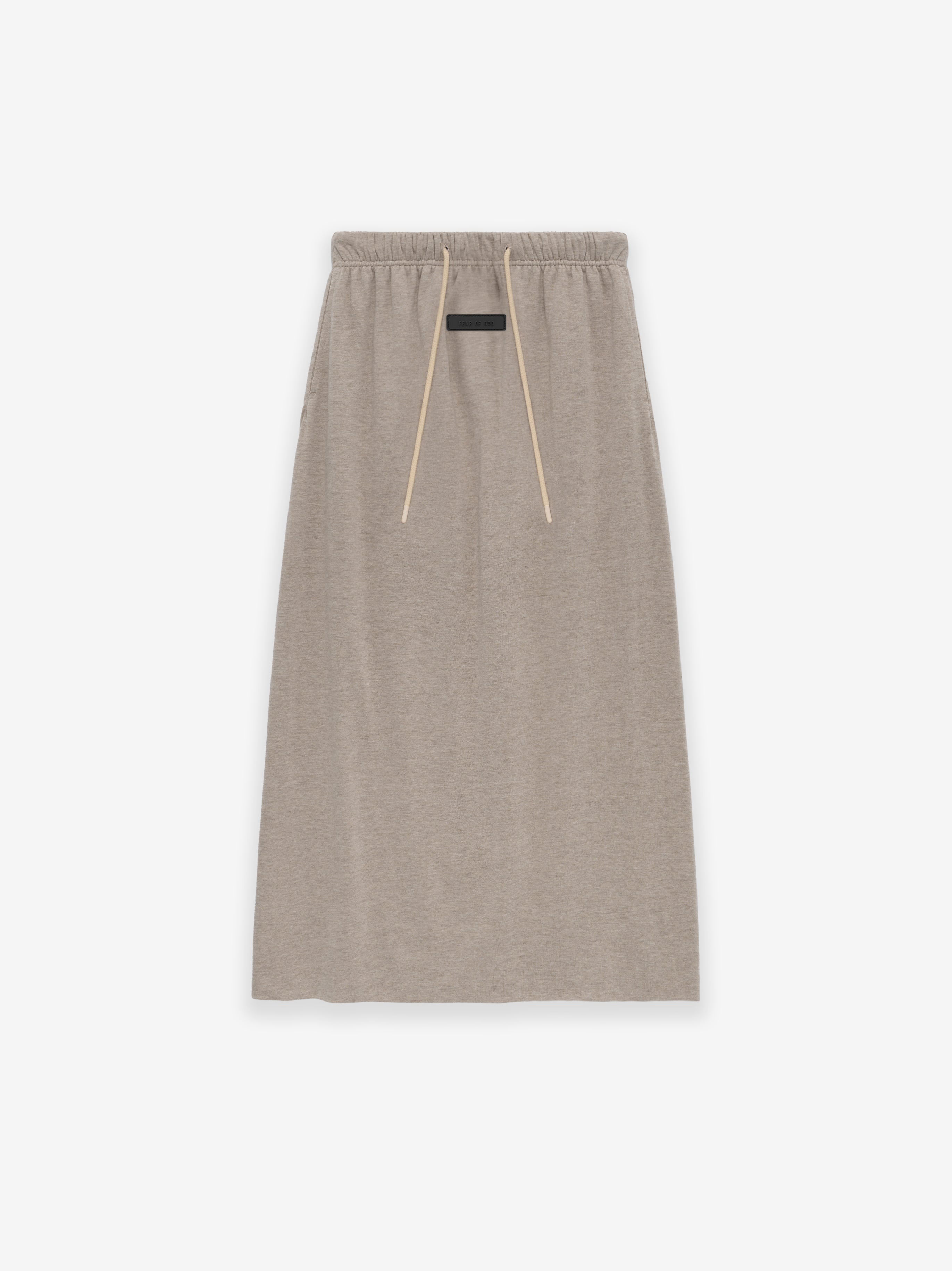 ESSENTIALS Womens Jersey Skirt – Core Heather
