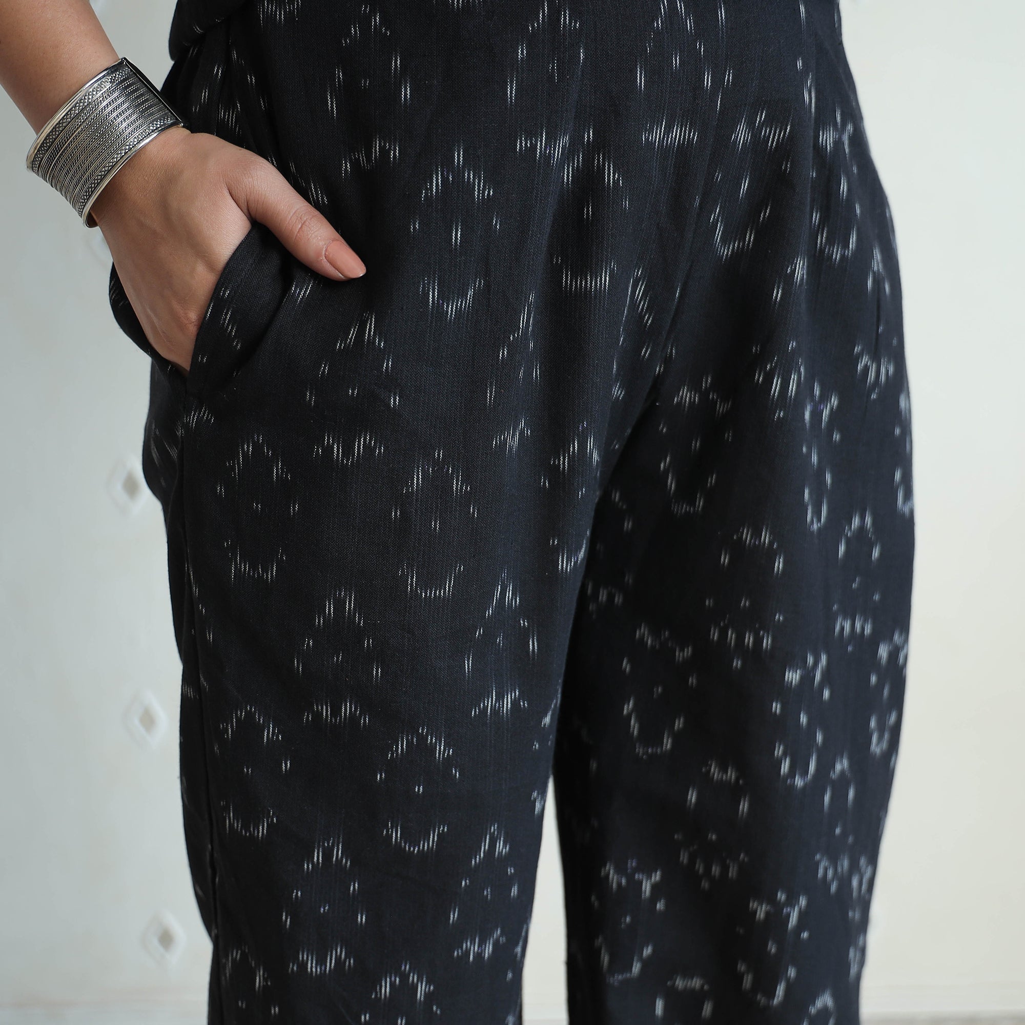 ITOKRI CASUALS Black - Pochampally Ikat Cotton Co-Ord Set 08 - view 7