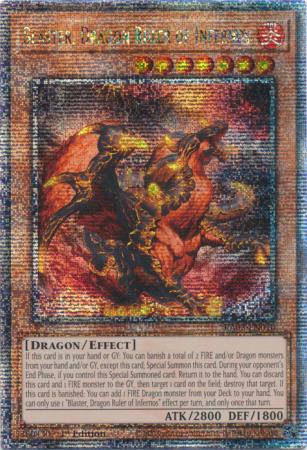 Blaster dragon ruler – Yu-Gi-Oh! Blaster, Dragon Ruler of Infernos - RA03-EN010 - Quarter Century Secret Rare - 1st Edition
