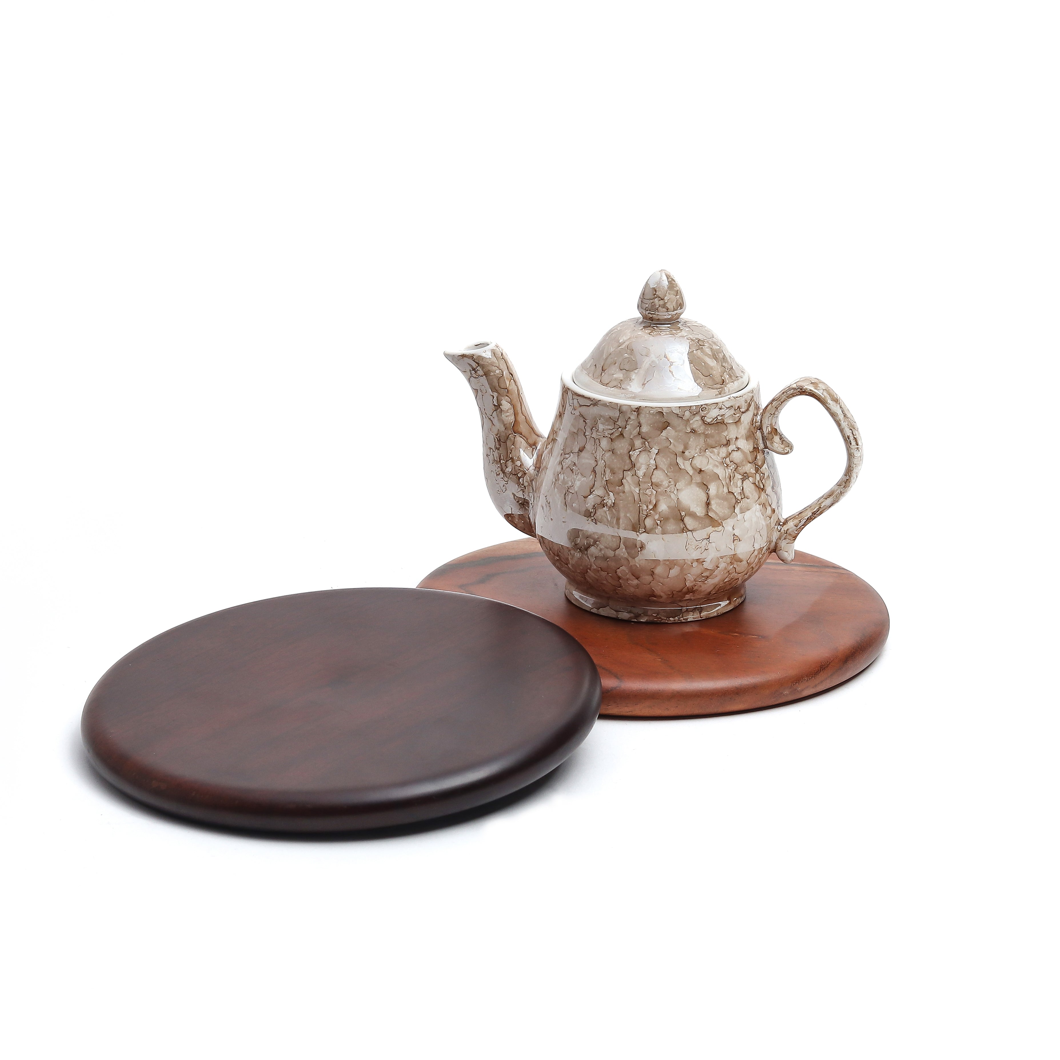 STUDIO TRATAKA Brown - Rosemary Walnut Oval Trivet