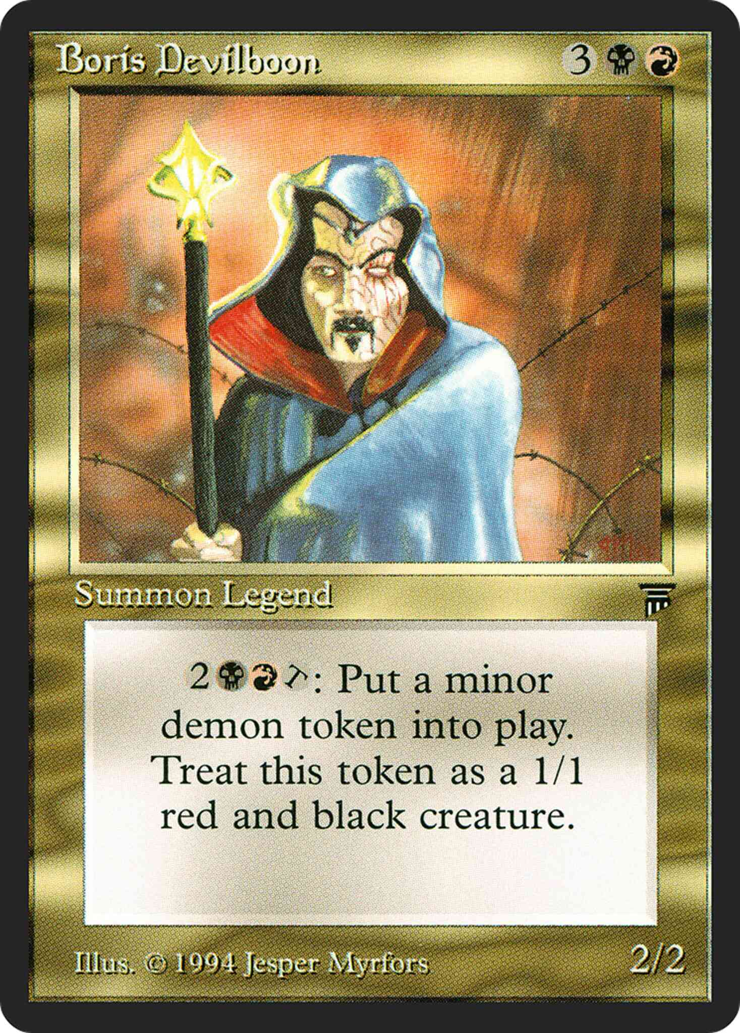 Boris devilboon 223 – Magic Boris Devilboon [223] [Legends] [Non-Foil]