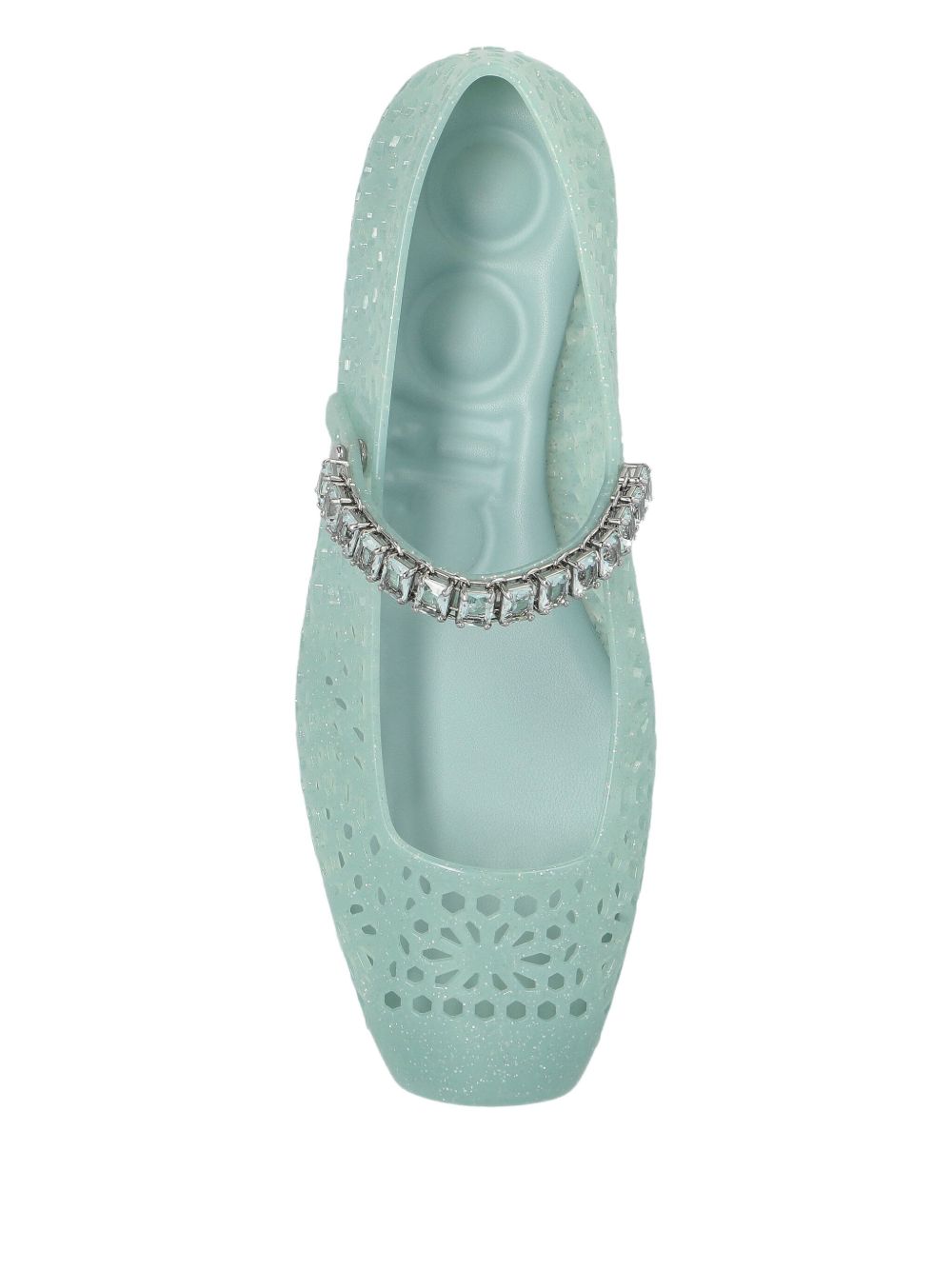 JIMMY CHOO Flat shoes GREEN – 100% Tpu - view 2
