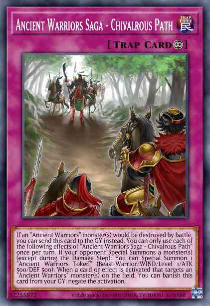 Yu-Gi-Oh! Ancient Warriors Saga - Chivalrous Path - BLVO-EN074 - Common - 1st Edition