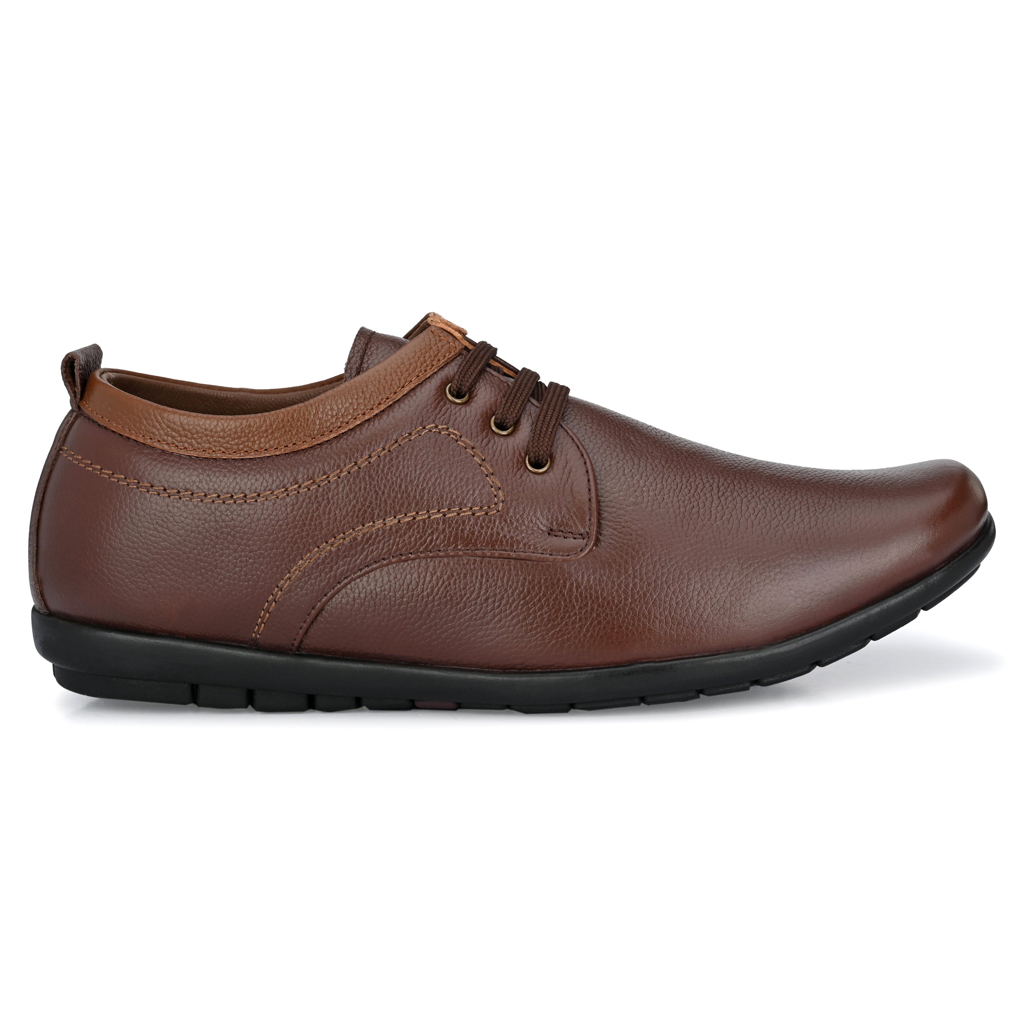 egoss-shoes Egoss Casual Genuine Leather Derby Shoes For Men - view 5