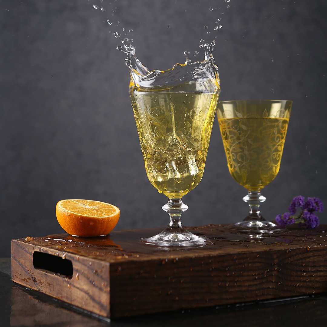 Wonderchef Modena Water Glass Yellow 350 ml (Set of 6) - view 2