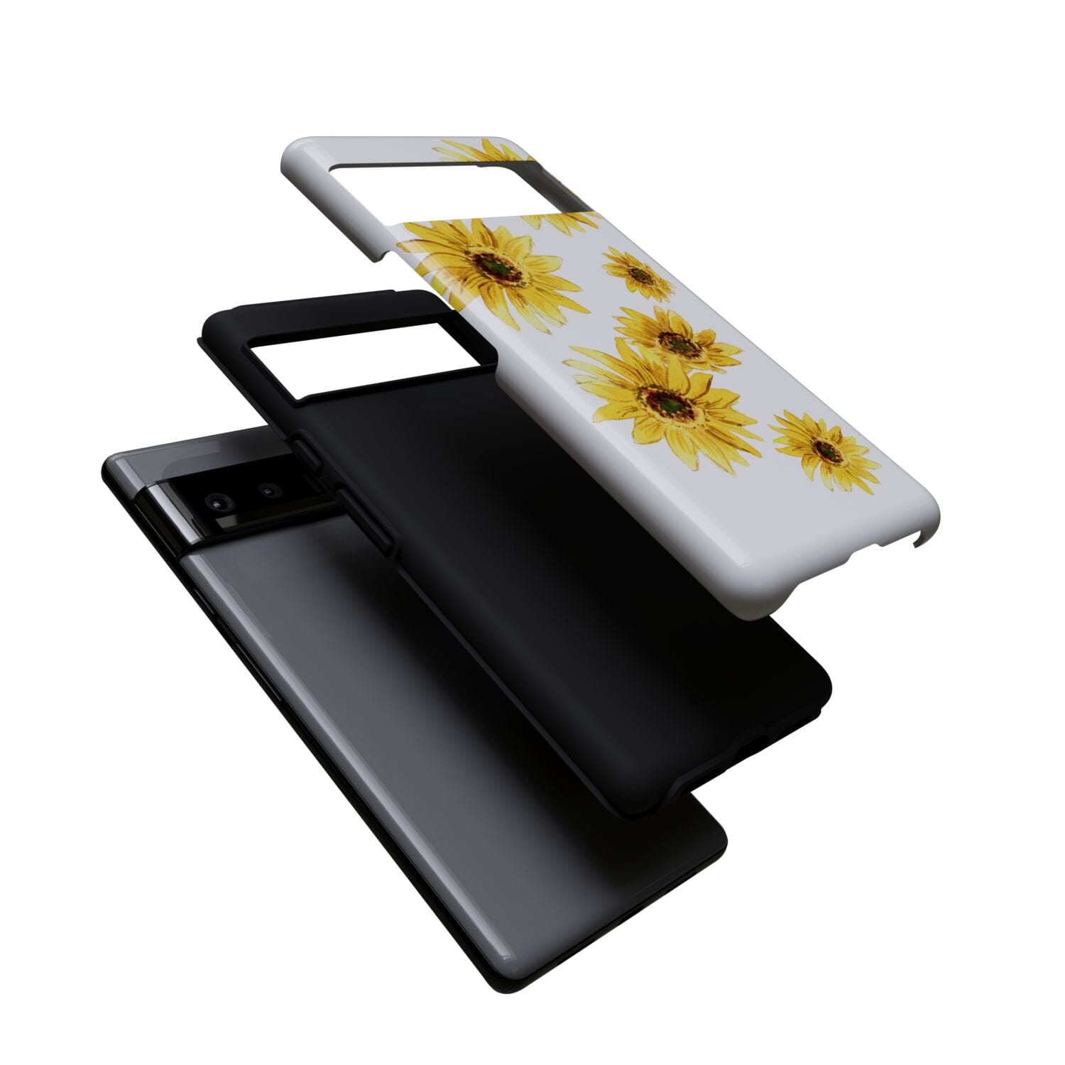 Casetry Golden Garden | Yellow Sunflower Floral Google Pixel Case - view 6