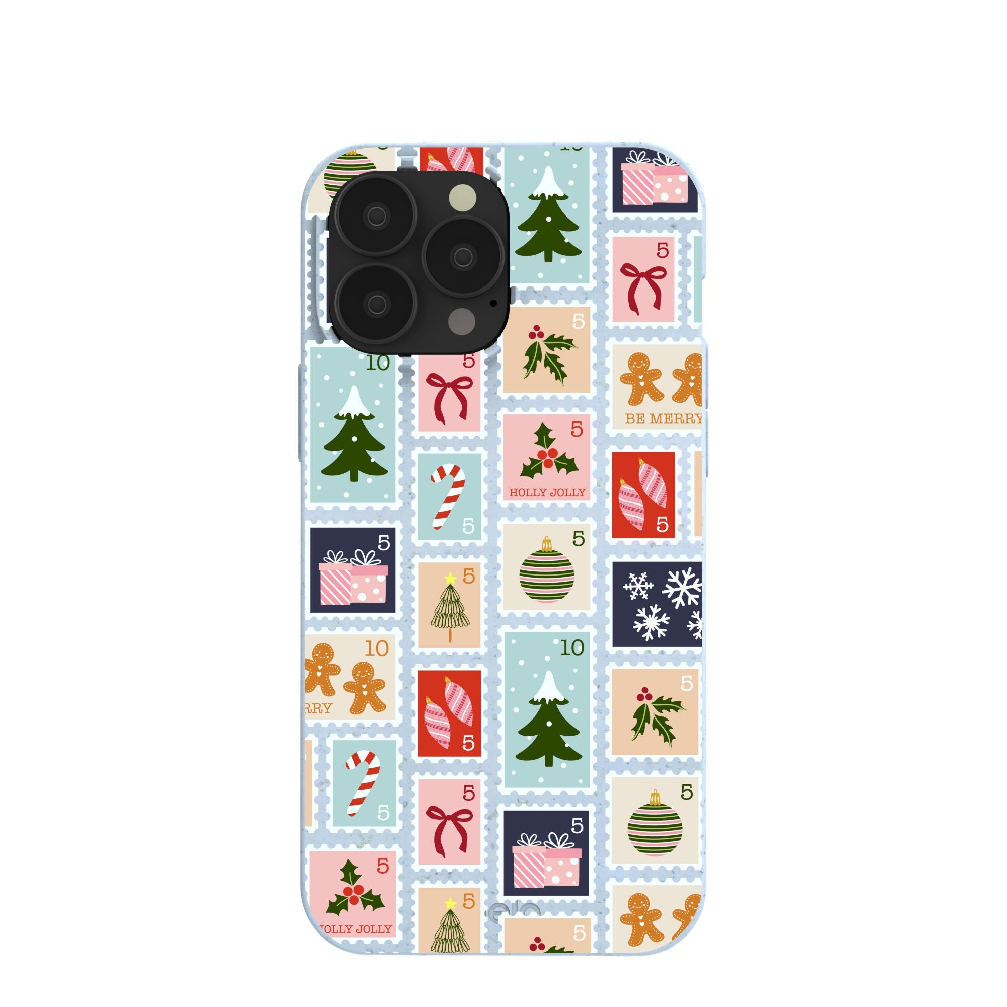 Pela Case Powder Blue Noel Stamps iPhone 13 Pro Max Case