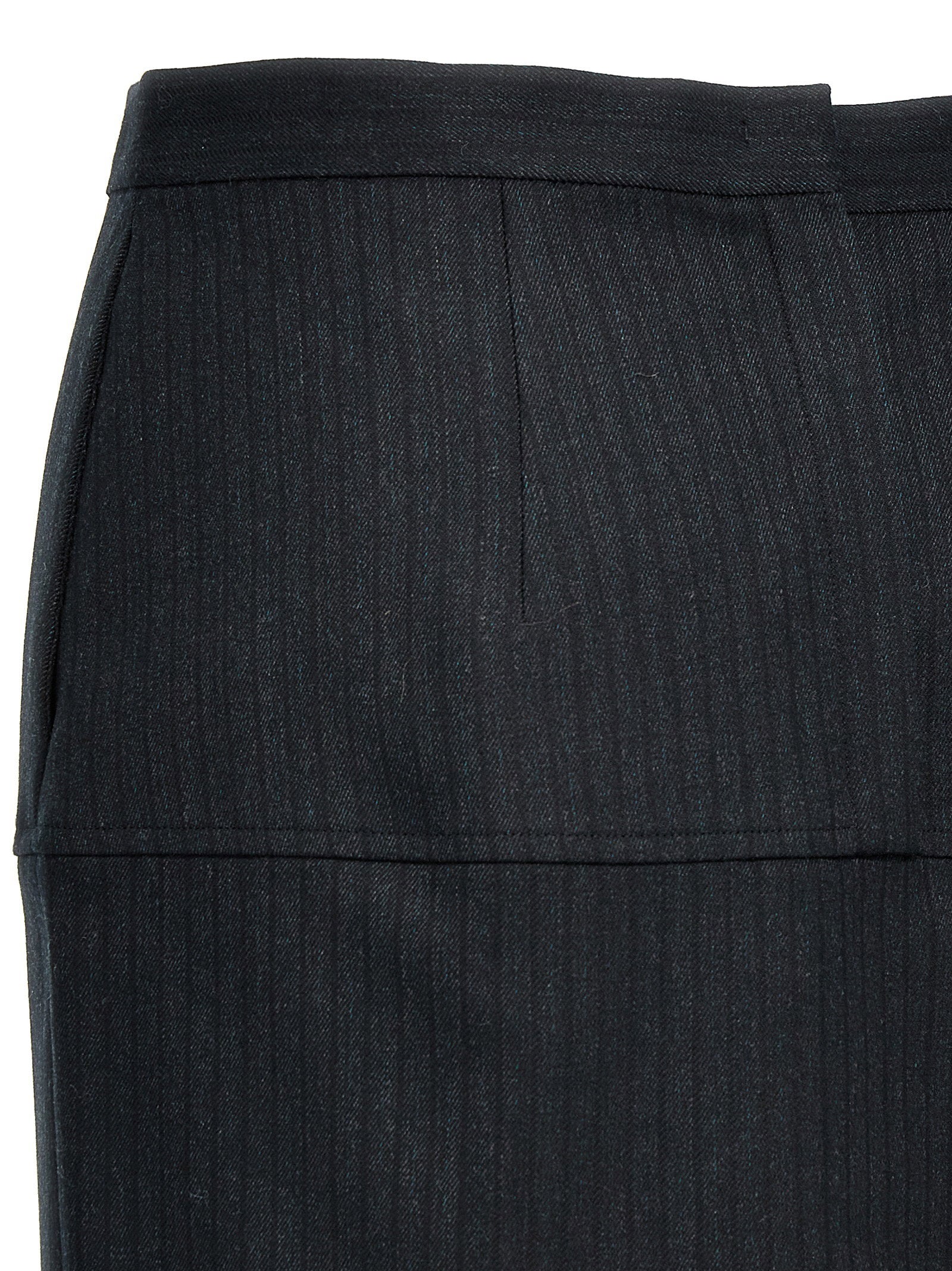 Fendi Pinstriped Wool Skirt - view 4