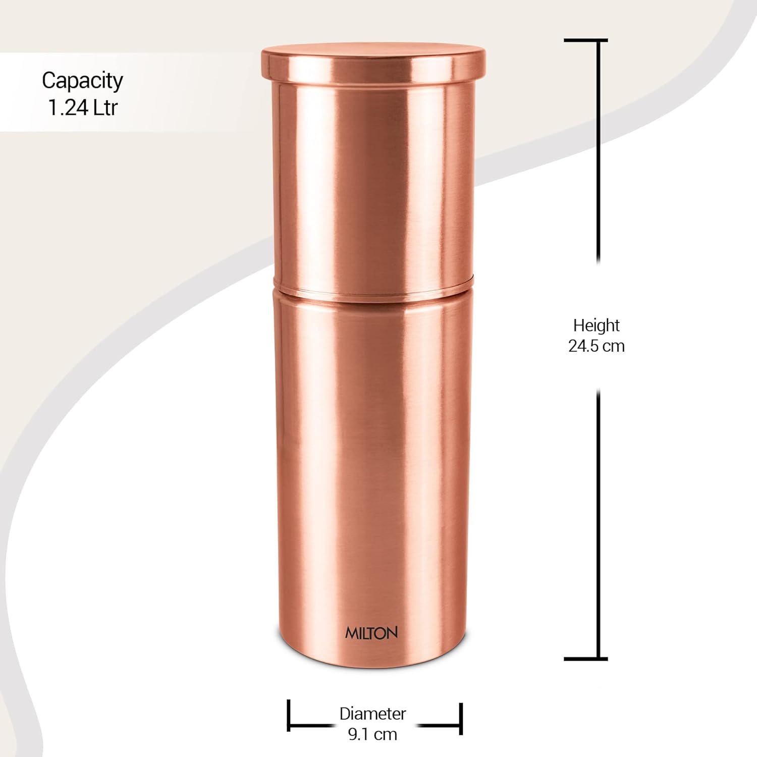 Milton Copper 1250 ML Carafe | 1 Pc - view 6