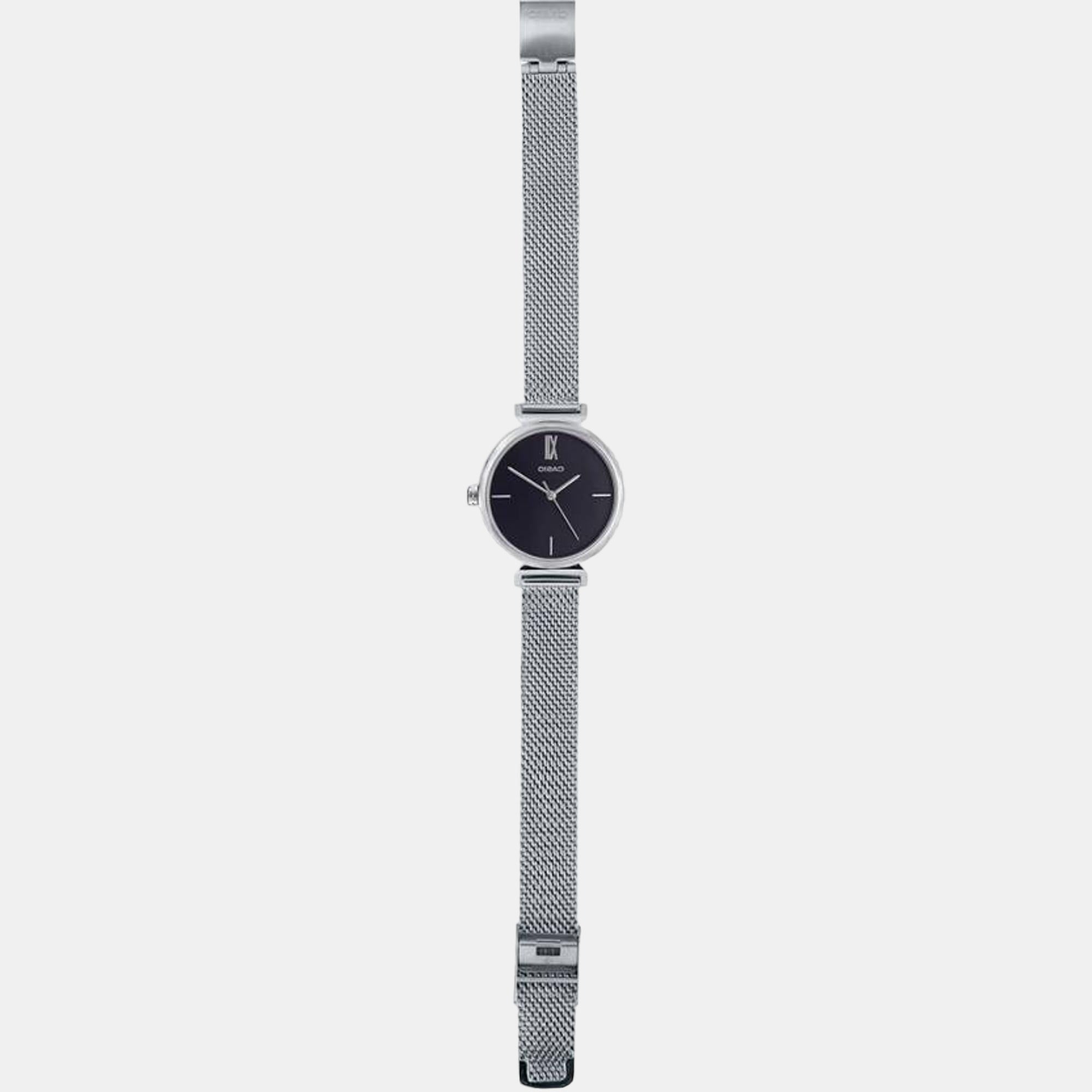 Casio Enticer Women Quartz Black Dial Analog Stainless Steel Watch A2124 - view 5