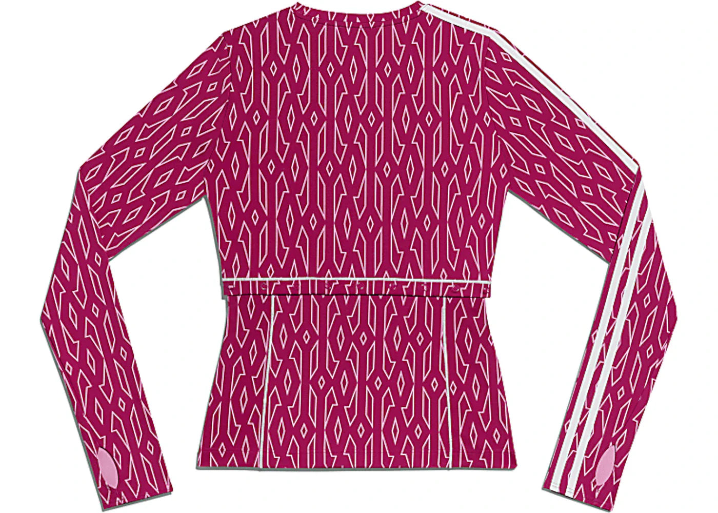 adidas Ivy Park Snap Monogram Top Bold Pink - view 2