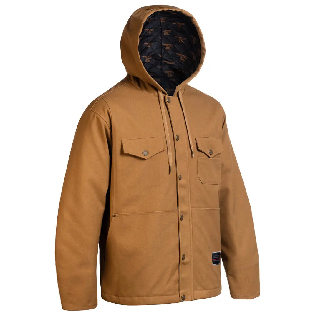 Radial Toro Insulated Canvas Jacket – Saddle / Charcoal - view 6