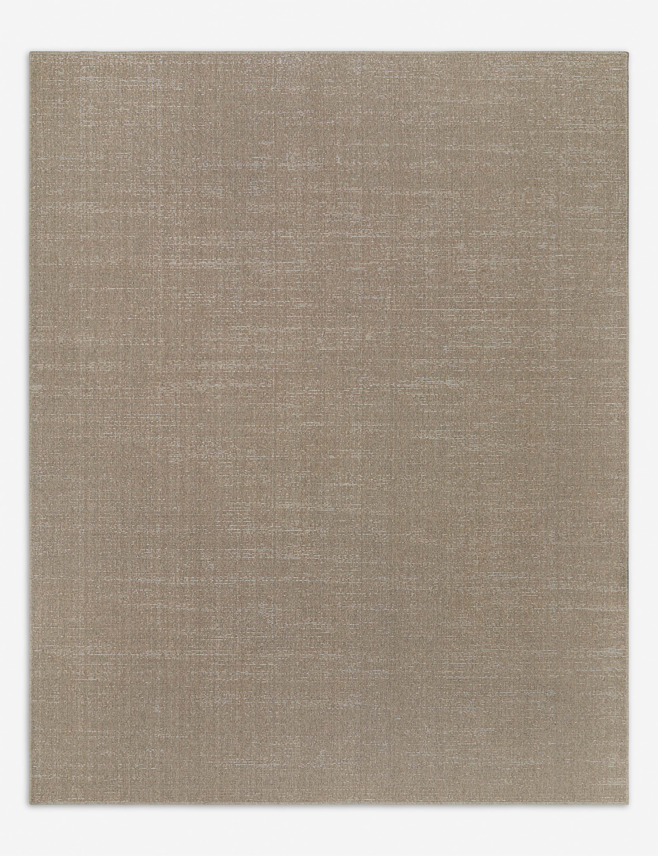Lulu and Georgia Custom Polina Flatweave Wool Rug, Weathered Oak - view 2