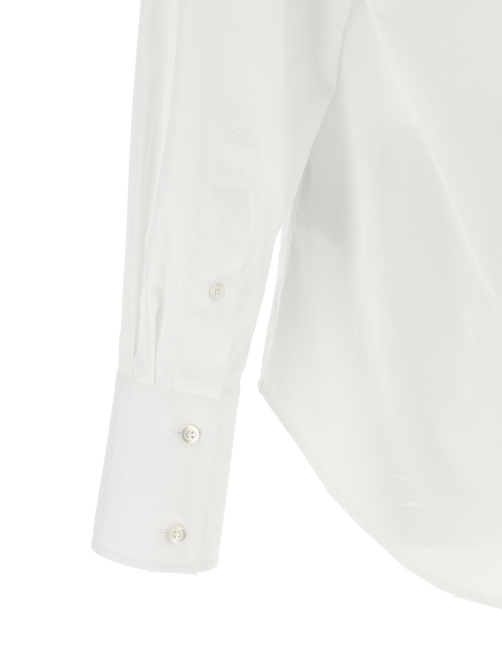 Maison Margiela Raw Cut Hem Shirt – 100% cotton - view 4