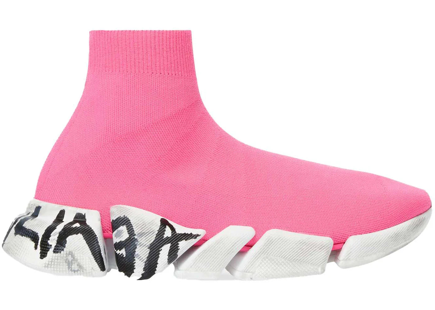 Speed 2 0 – Balenciaga Speed 2.0 Graffiti Recycled Knit Fluo Pink (Women'S)