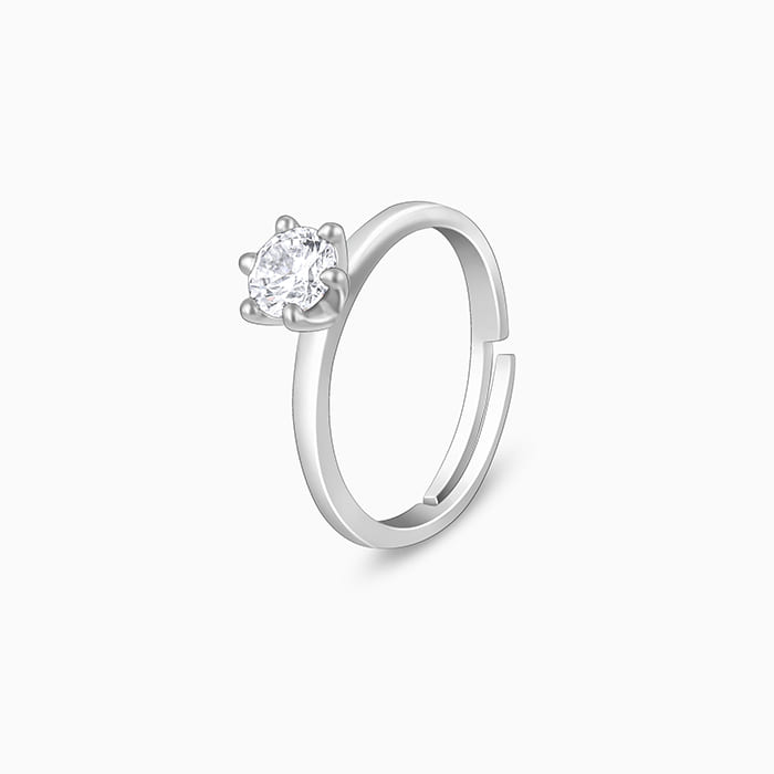 GIVA Jewellery Silver Snowfall Ring - view 4
