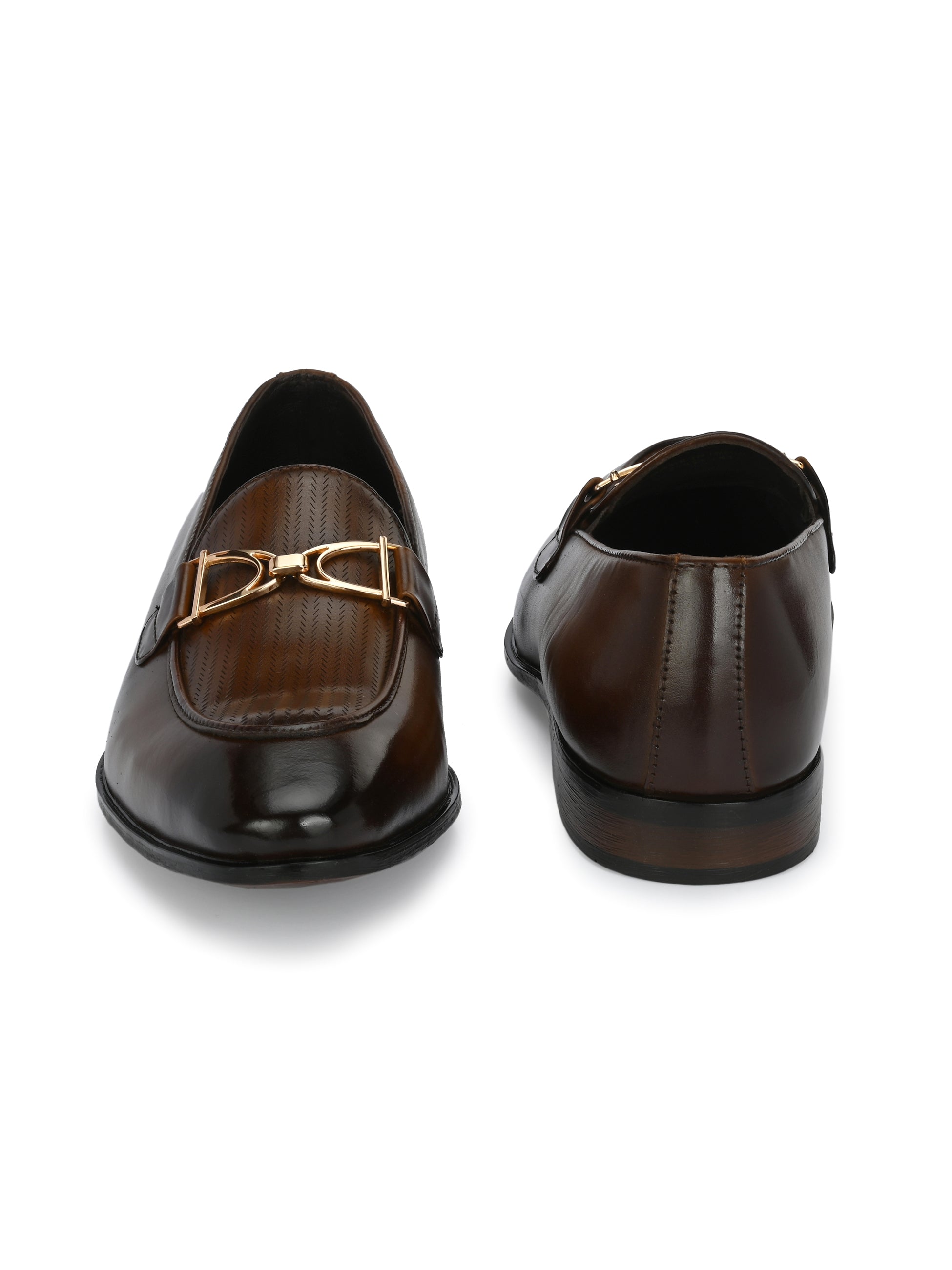 Egoss Shoes Egoss Formal Buckled Loafers For Men