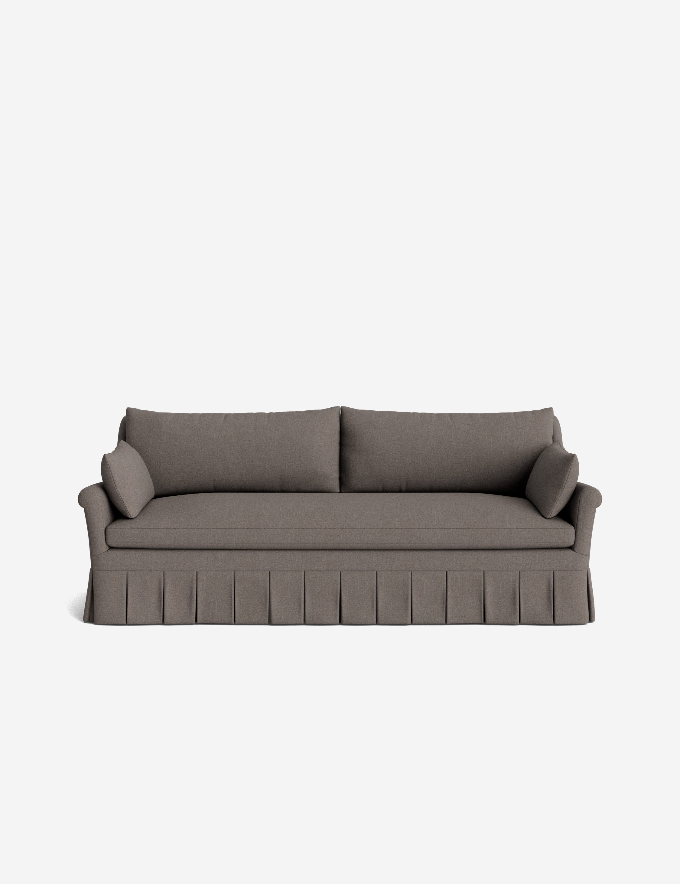 Lulu and Georgia Portola Rolled Arm Pleated Sofa - view 167