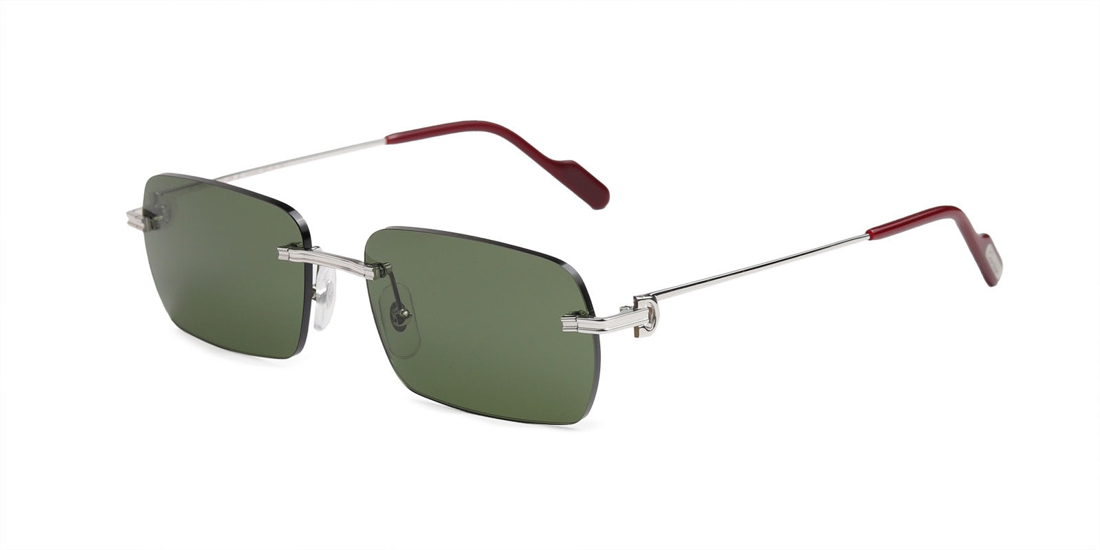 CARTIER CT0012CS 027 0001 Rimless 57 140 Metal SUNGLASSES