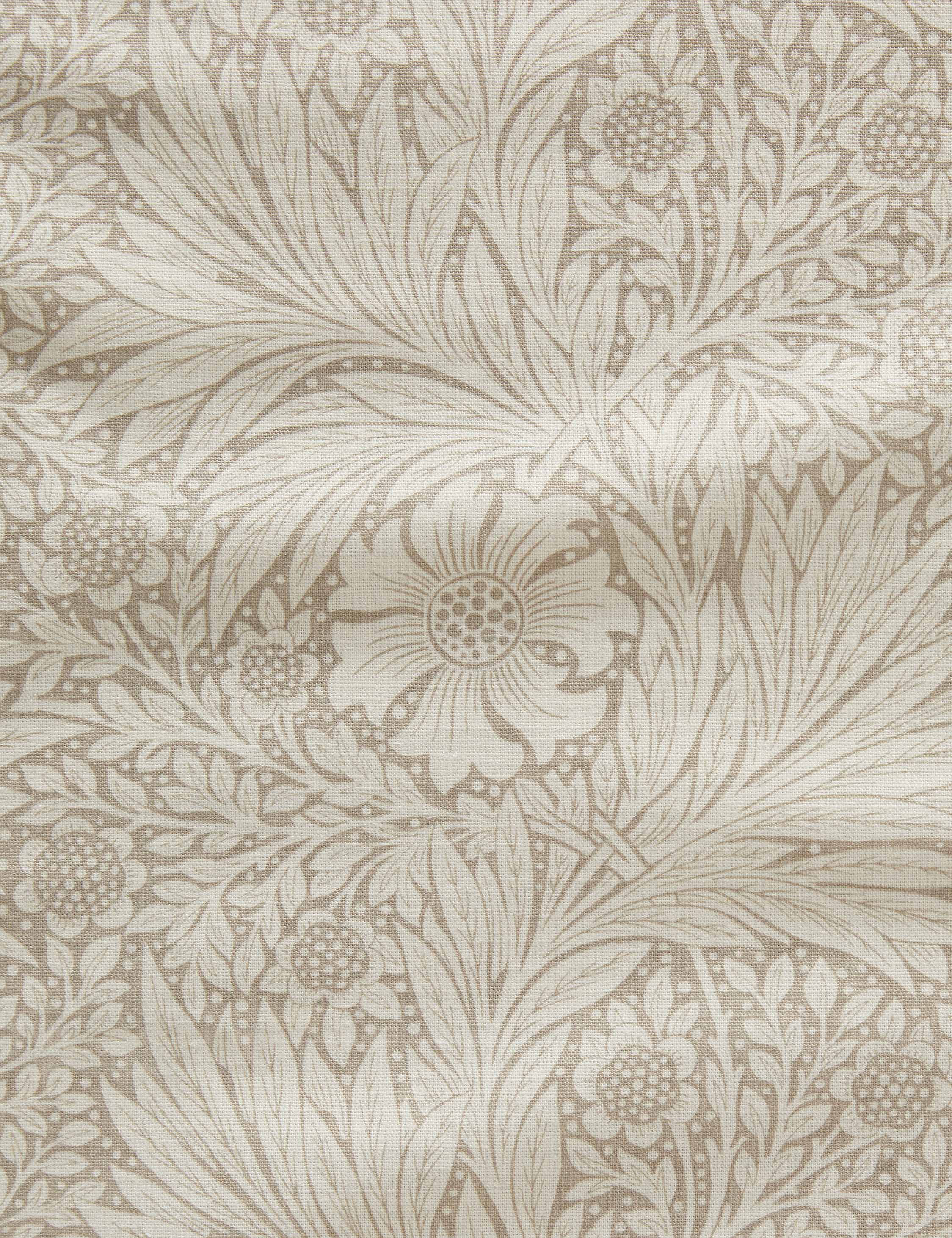 Lulu and Georgia Marigold Linen Blend Fabric by Morris & Co. - view 9