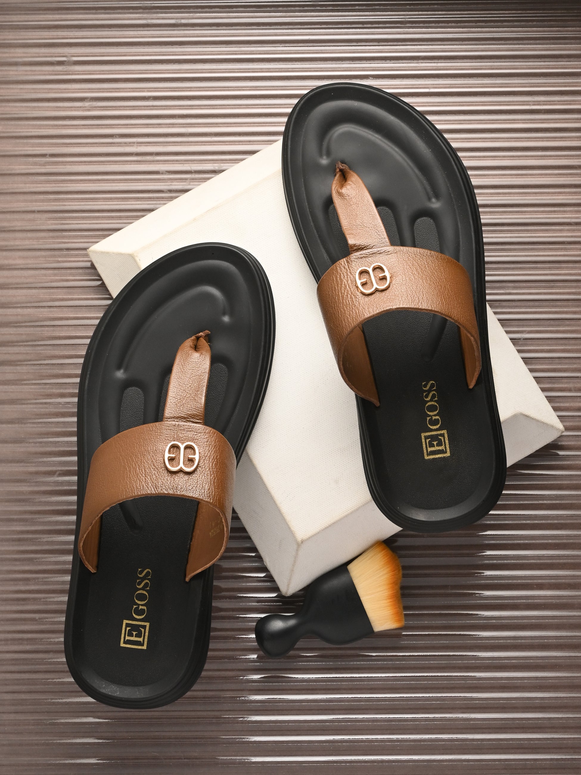 Egoss Shoes Comet Leather Slippers by Aspeerio - view 23